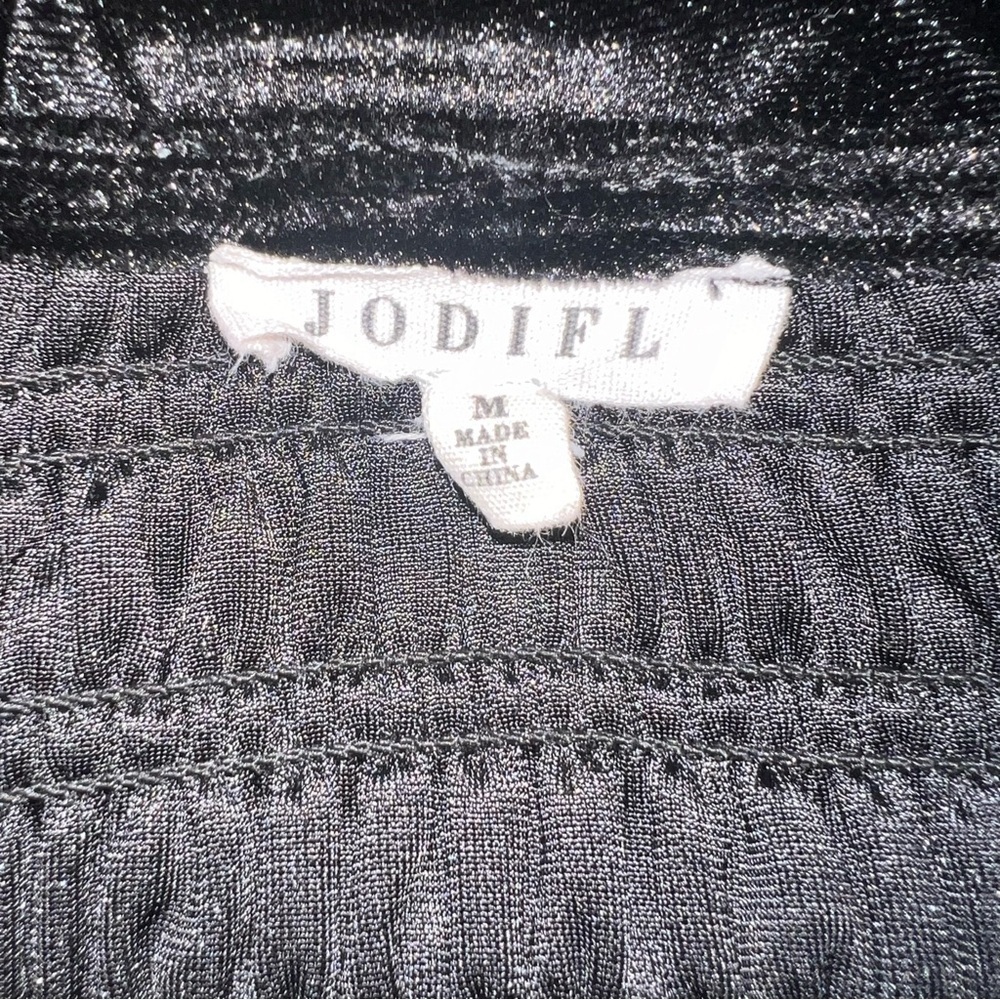 💕Final sale JODIFL Black Maxi Dress Velvet - Picture 3 of 9